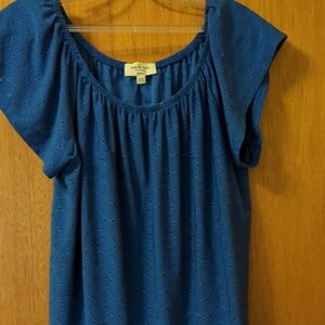 LOFT Blue Blouse Elegant Top. 2 For $10